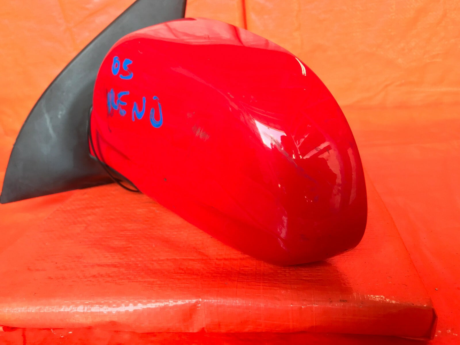 OEM 2005 05 SUZUKI RENO DRIVER LEFT SIDE VIEW MIRROR   RED   5 PIN4