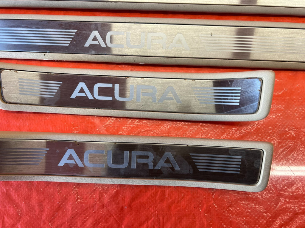 09 14 ACURA TSX   FLOOR PILLAR SCUFF PLATE SET LEFT RIGHT FRONT REAR   OEM #1586