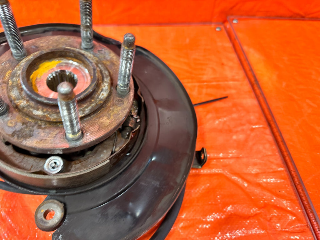 03 06 LANCER EVOLUTION VIII 8 EVO IX 9   RIGHT REAR  SPINDLE KNUCKLE HUB6