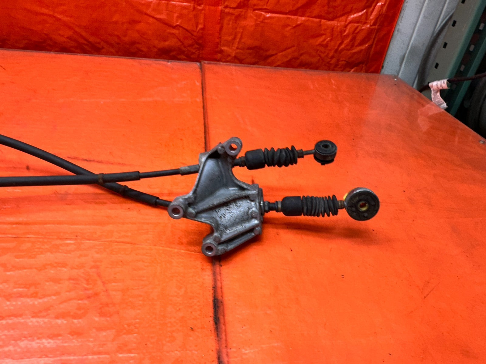 13 15 HONDA CIVIC SI 2.4L MT SHIFTER BOX W/ CABLES & ALUMINUM BRACKETS OEM #DNP12