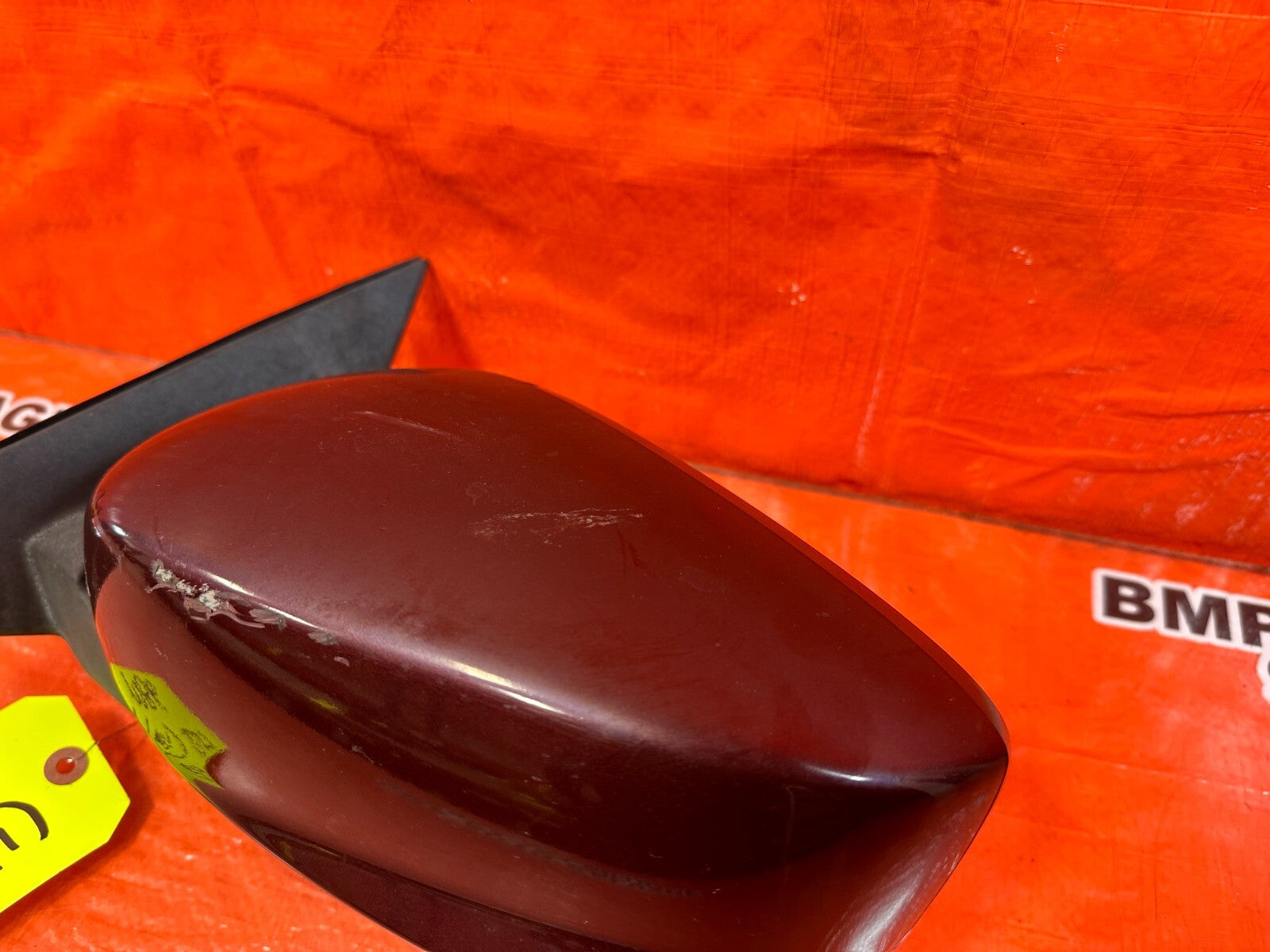 08 12 HONDA ACCORD SEDAN DRIVER LEFT EXTERIOR SIDE VIEW MIRROR RUBY RED OEM #2512