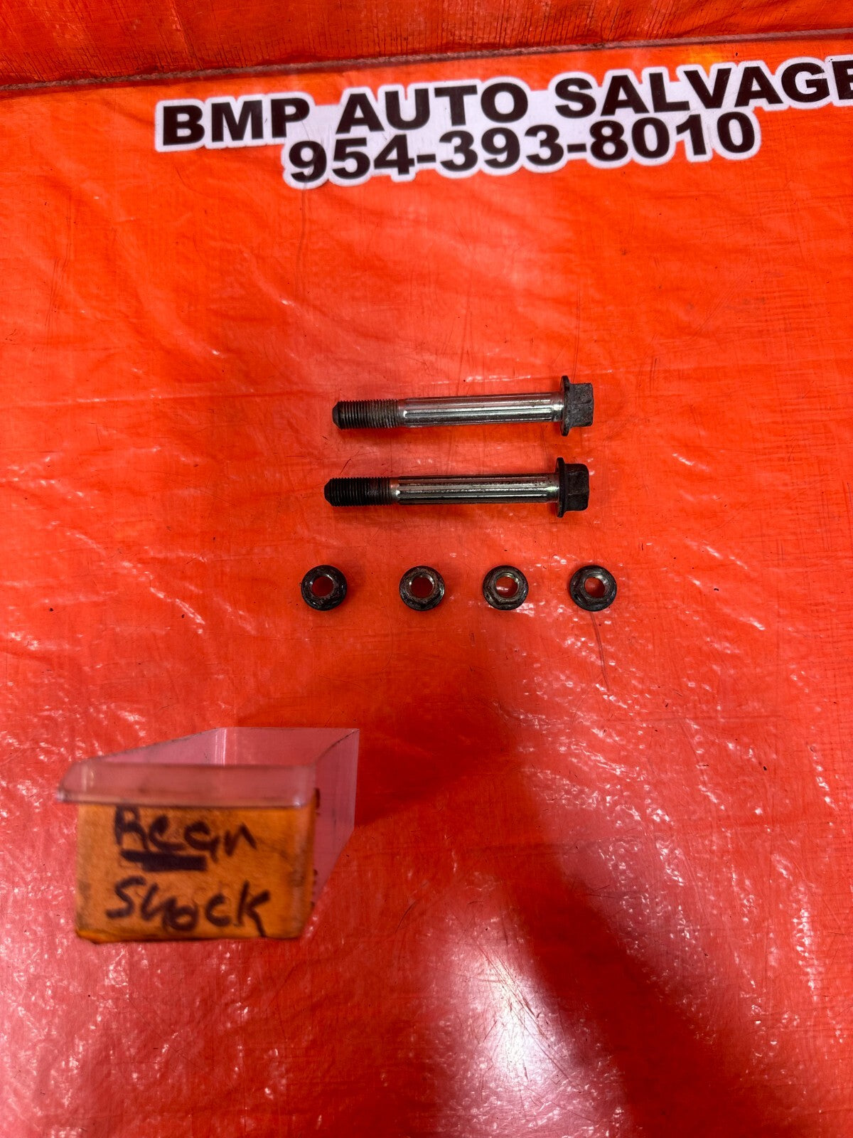 97 01 HONDA PRELUDE   REAR SHOCK TO LOWER CONTROL ARM BOLTS HARDWARE OEM #2599
