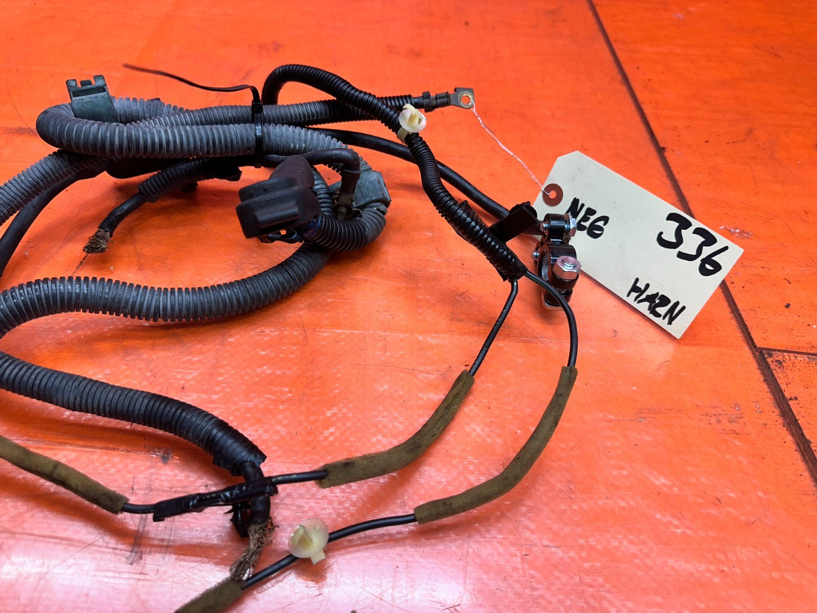 97 01 HONDA PRELUDE 2.2L BATTERY POSITIVE TERMINAL CABLE WIRE HARNESS OEM #3365