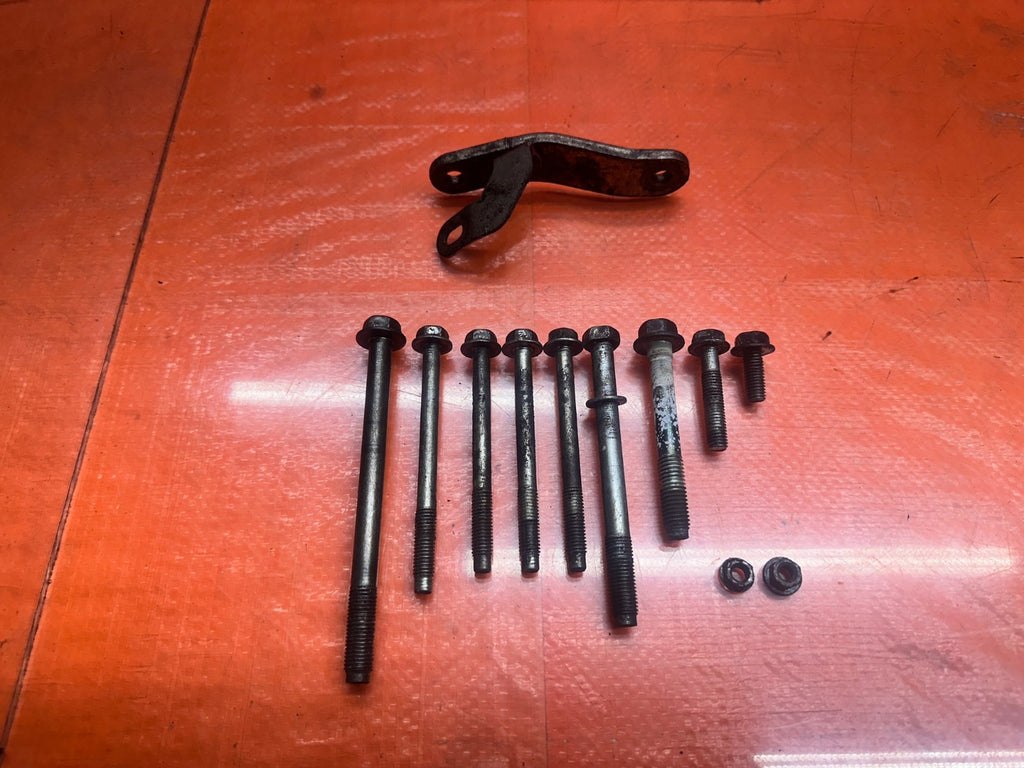 14-15 INFINITI Q50 VQ37 ALTERNATOR AC COMPREESOR POWER STEERING BOLTS #3444
