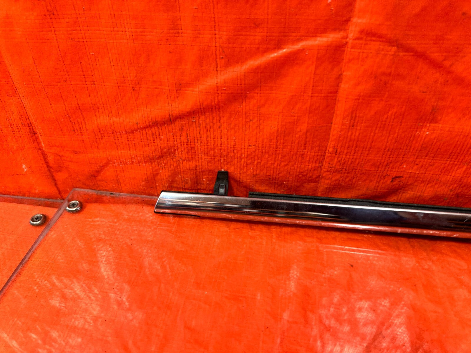 04 08 ACURA TSX   DRIVER LEFT REAR DOOR   EXTERIOR WINDOW TRIM   OEM #2914