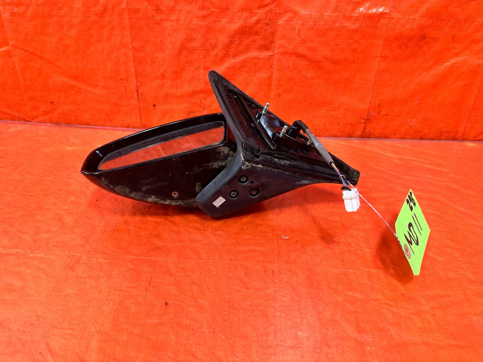 03 07 INFINITI G35 COUPE   DRIVER LEFT EXTERIOR SIDE VIEW MIRROR BLACK COLOR 2982