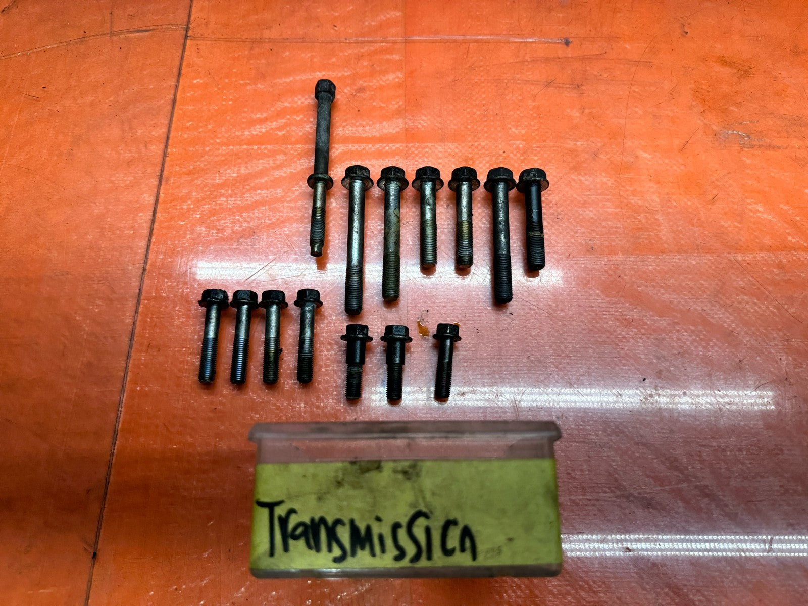 04-05 ACURA TSX 2.4L K24A2 TRANSMISSION BELL HOUSING BOLTS HARDWARE OEM #3390