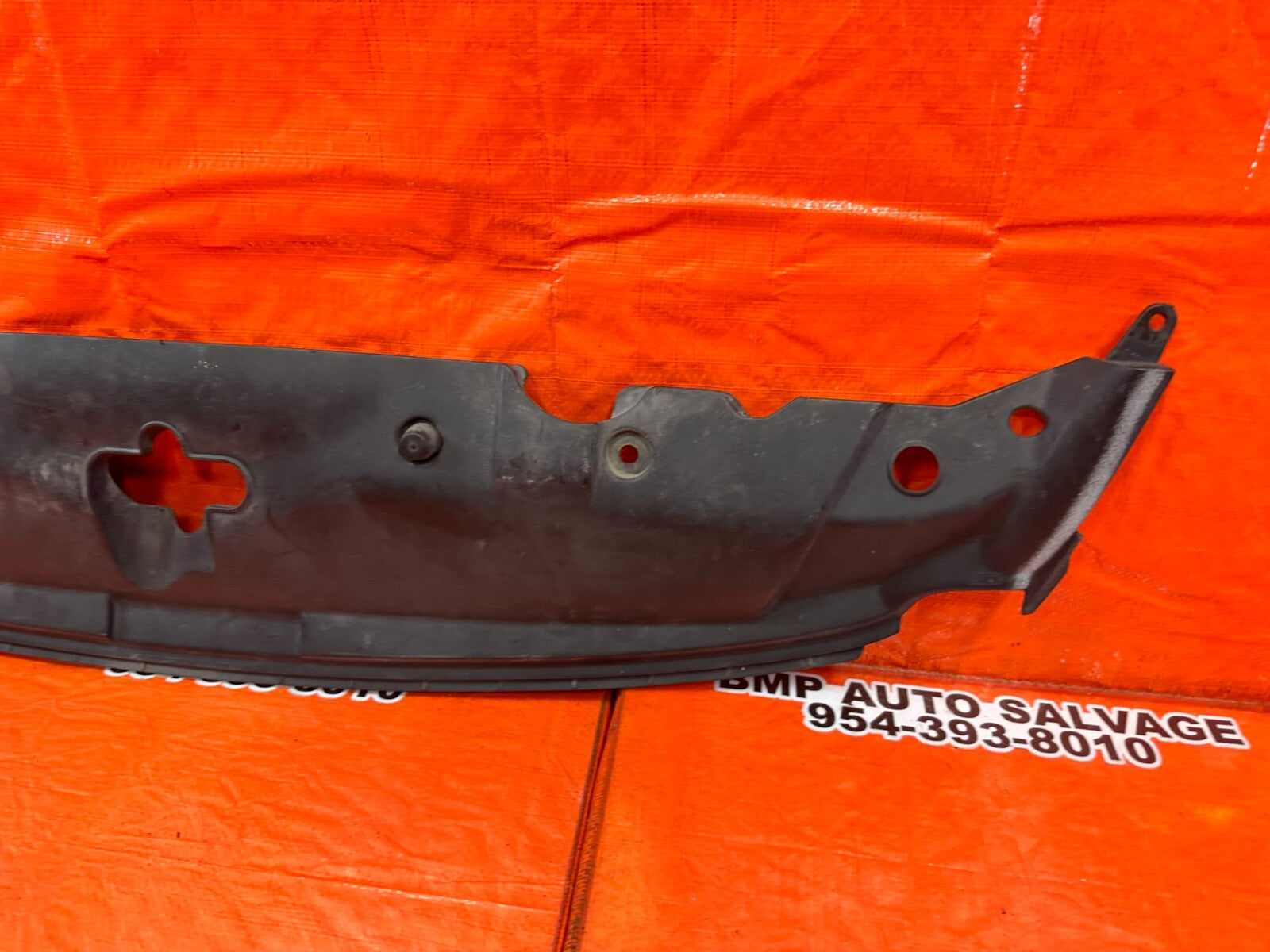 06 11 CIVIC 4D SEDAN   UPPER RADIATOR SUPPORT TRIM PANEL COVER PLASTIC OEM #2603
