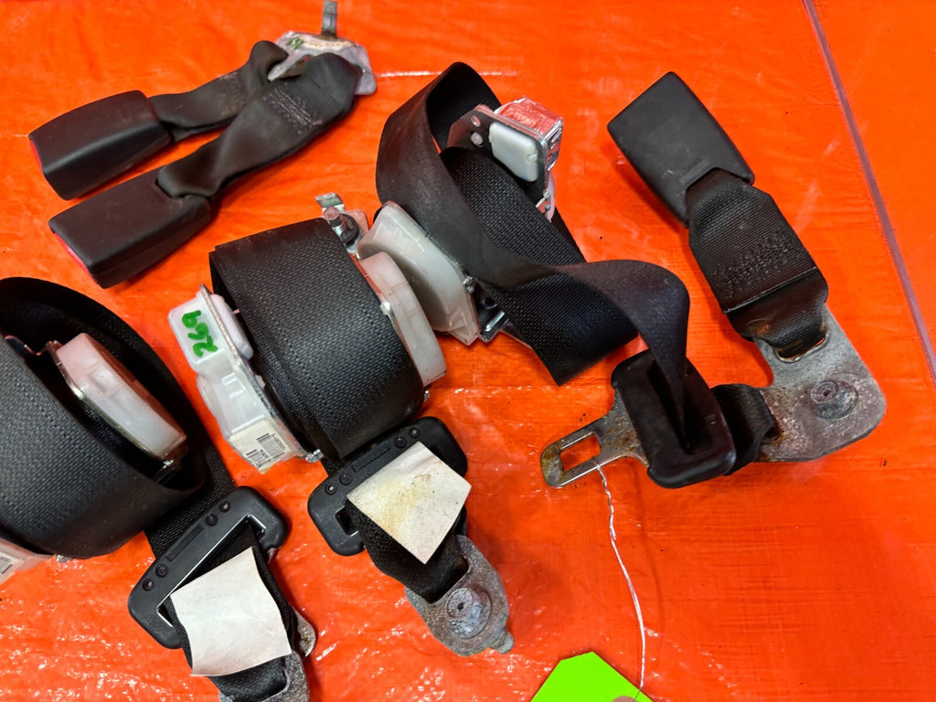 13 15 HONDA CIVIC SI 2D COUPE   LEFT & RIGHT REAR SEAT BELTS OEM FACTORY #2695