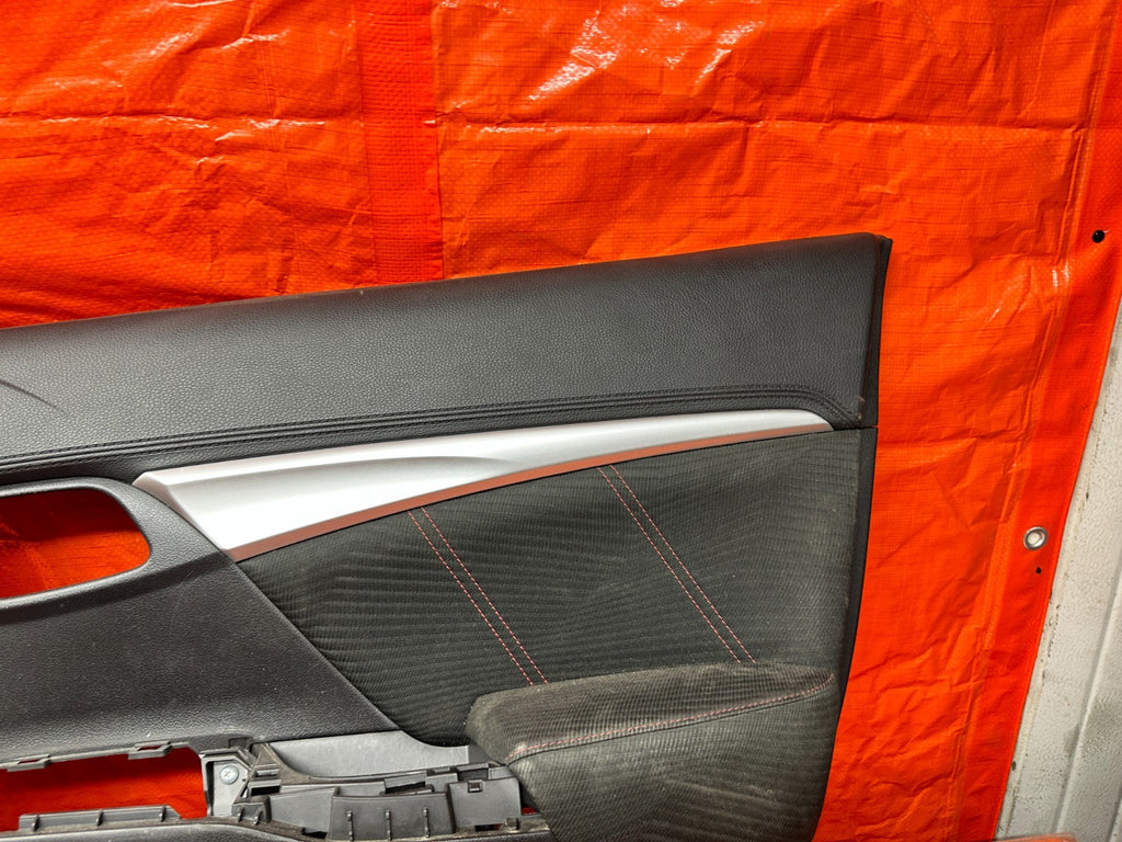 13 15 HONDA CIVIC SI 4D INTERIOR FRONT REAR LEFT RIGHT DOOR PANEL SET OEM DNP8