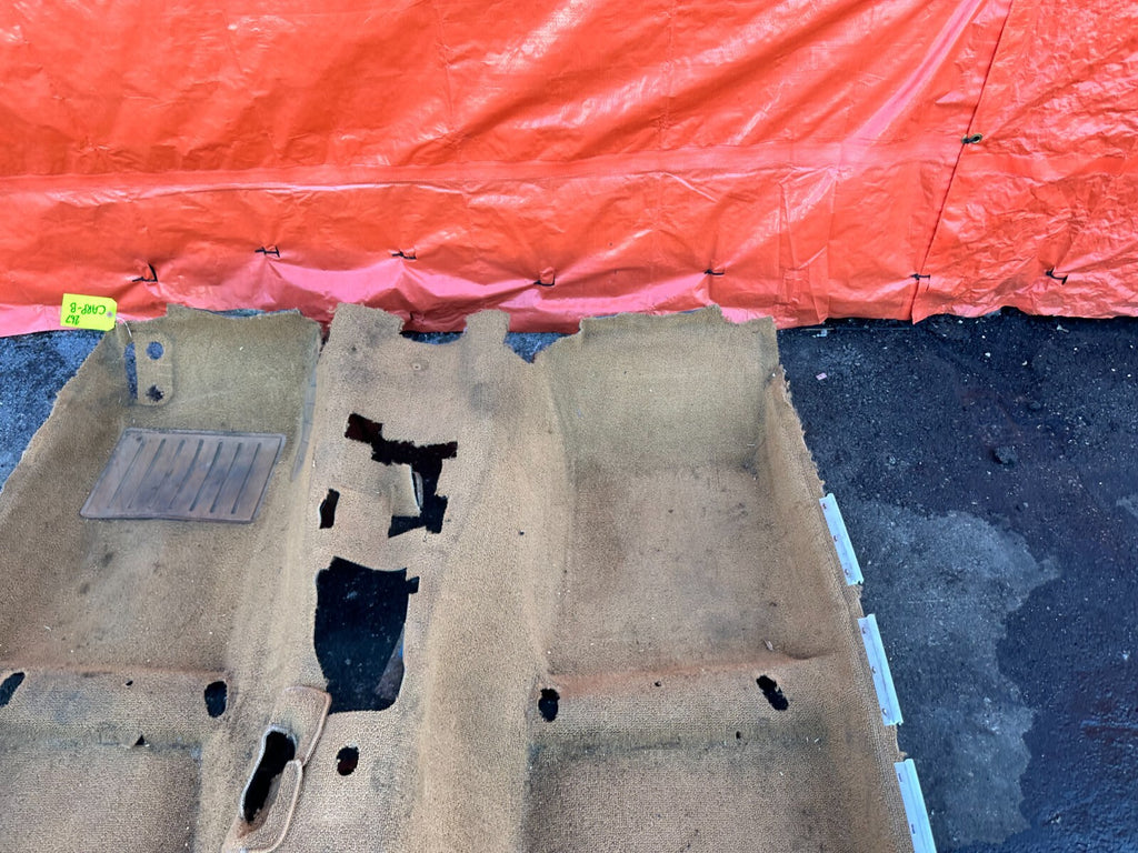 90 93 MAZDA MX 5 MIATA   INTERIOR FLOOR CARPET RUG MAT   BROWN TAN   OEM #2676