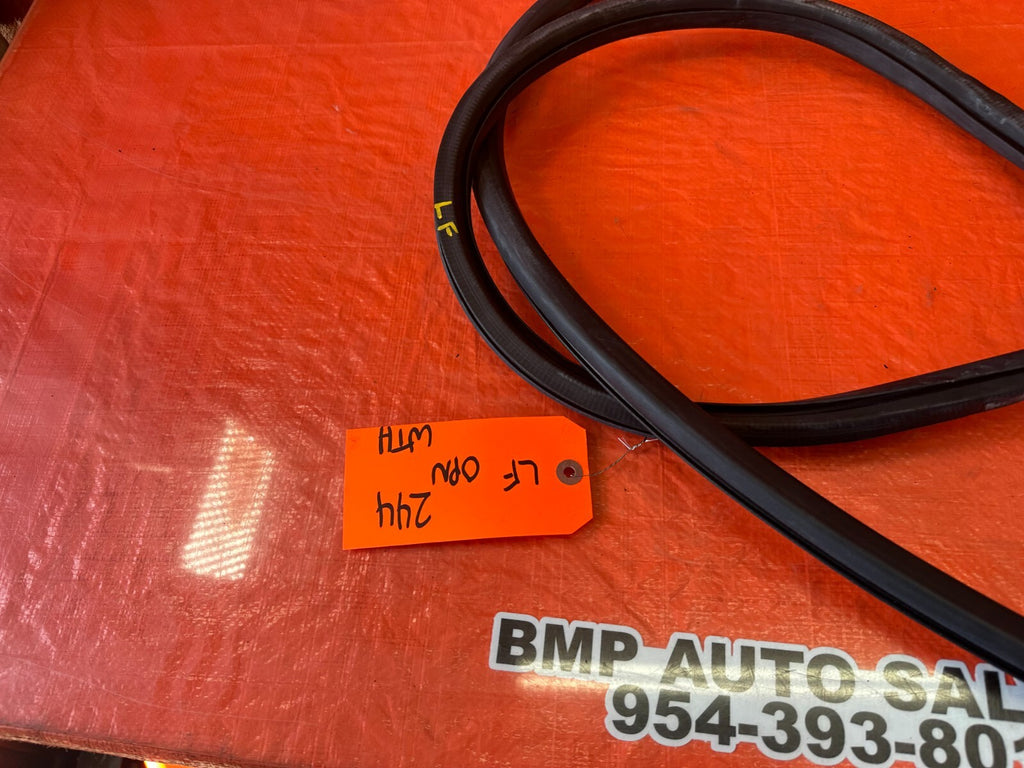 07 09 LEXUS ES350   CHASSIS TO DOOR OPEN TRIM GASKET DRIVER LEFT FRONT OEM #2449
