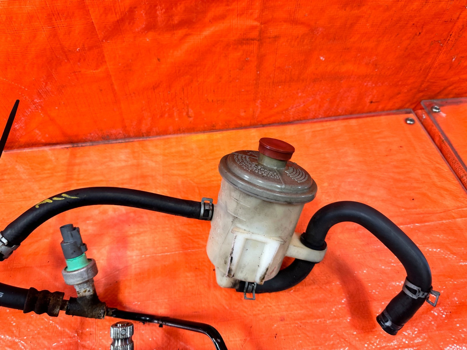 96 00 HONDA CIVIC   POWER STEERING LINES W/ RESERVOIR TANK COMPLETE OEM #3194