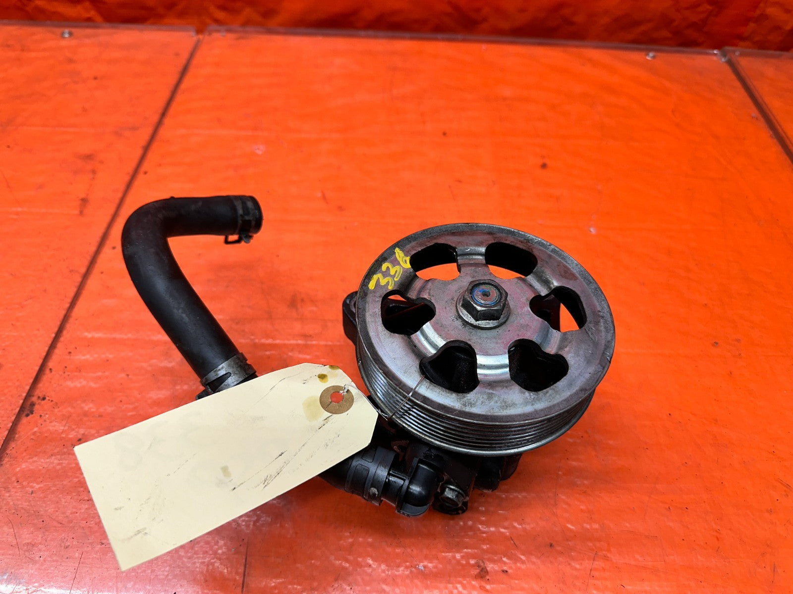 04-05 ACURA TSX 2.4L K24A2 POWER STEERING PUMP ASSEMBLY OEM #3380