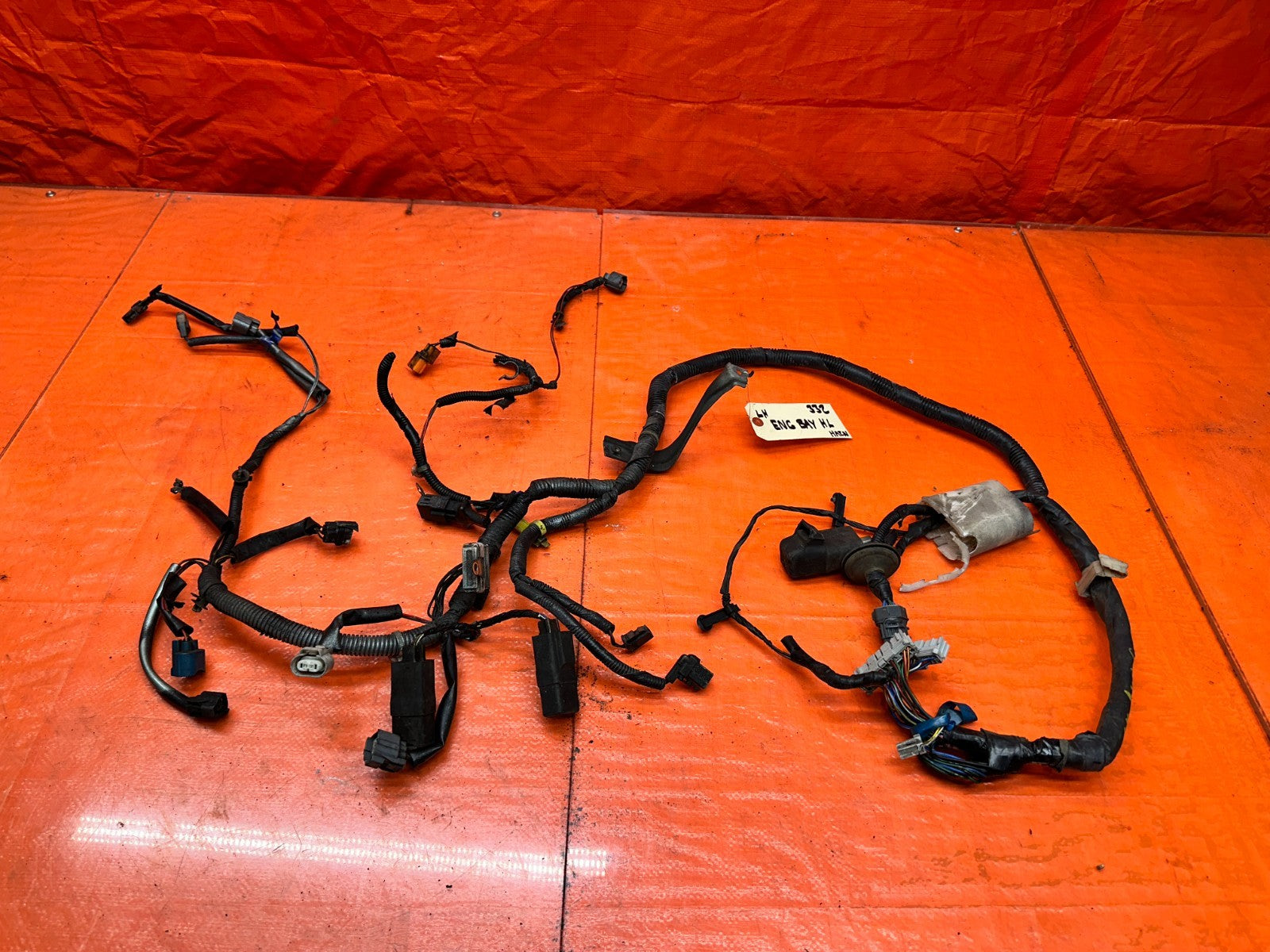 92 96 HONDA PRELUDE LEFT ENGINE BAY WIRE HARNESS OEM #3320