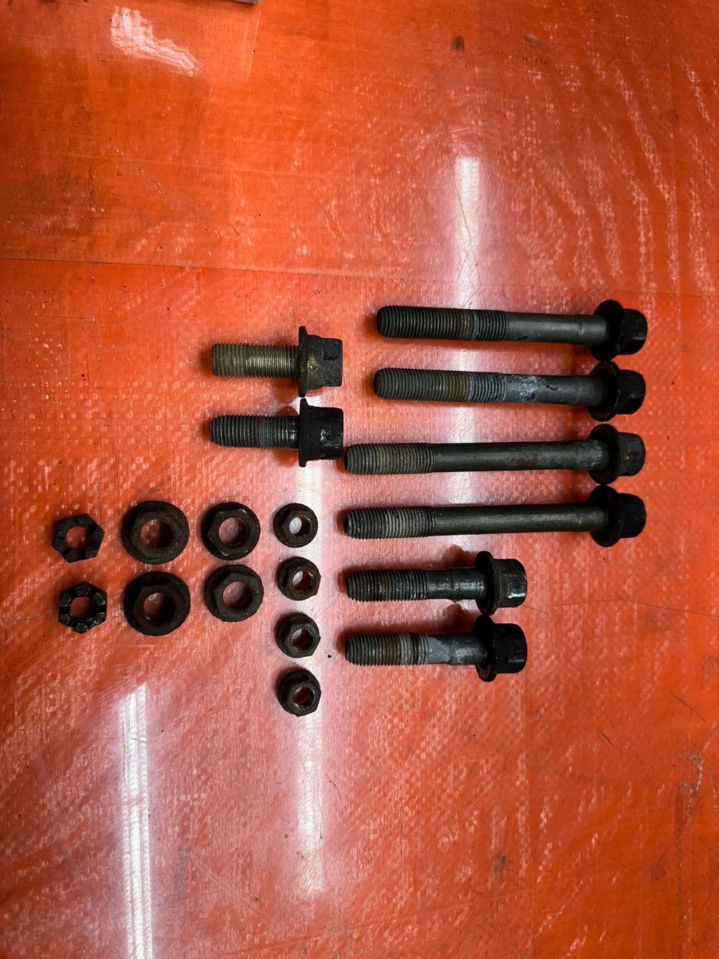 92 95 HONDA CIVIC EX 1.6L   FRONT CONTROL ARM BOLTS HARDWARE   OEM #3337