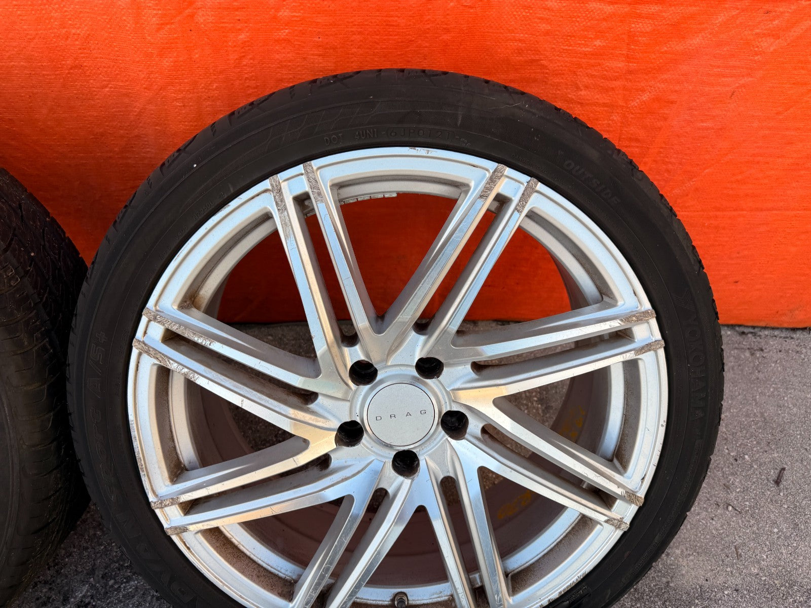 DRAG DR70 19 INCH WHEEL AND TIRE PACKAGE WHEELS   19x8 +32   19x9.5 +40  8