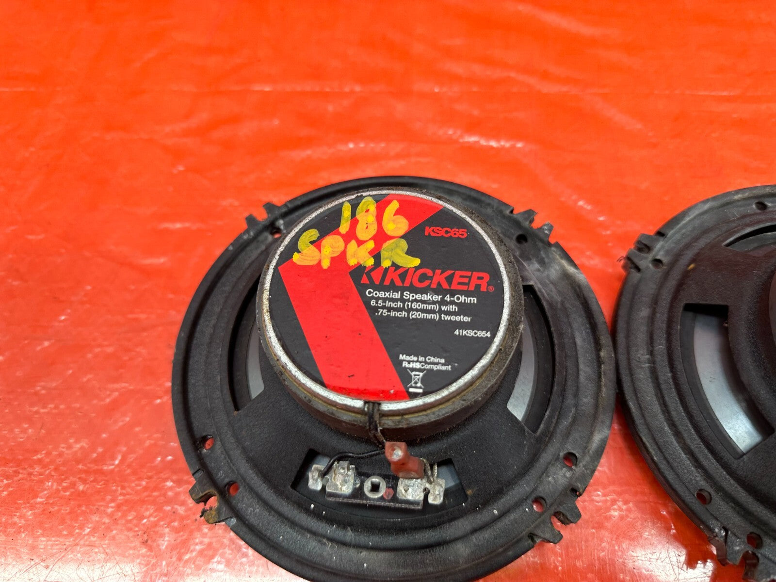 KICKER KCS65 SPEAKER   ISPEAKER PAIR SET OF TWO   USED   #1868