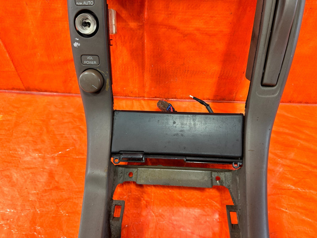 92 00 LEXUS SC300   MANUAL SHIFTER CONSOLE TRIM BEZEL   TAN COLOR   OEM #2766