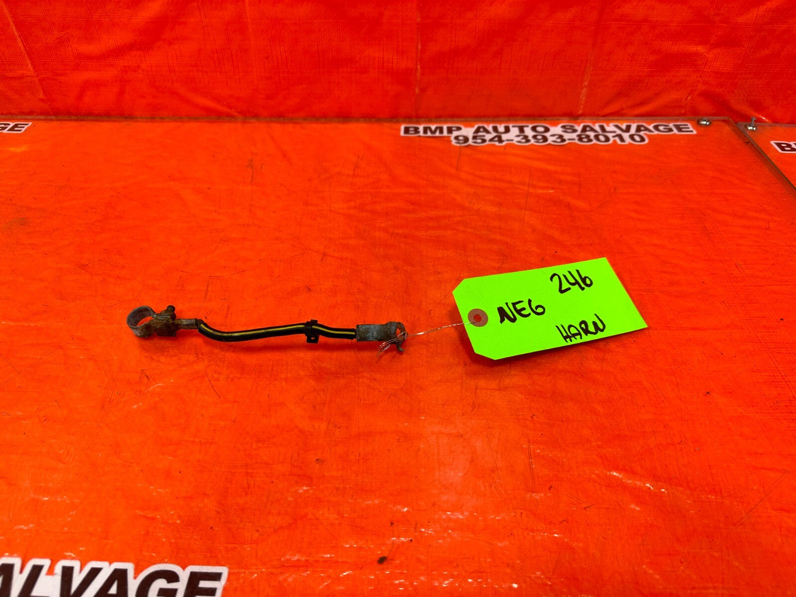 96 01 ACURA INTEGRA   NEGATIVE TERMINAL BATTERY GROUND WIRE HARNESS OEM #2460