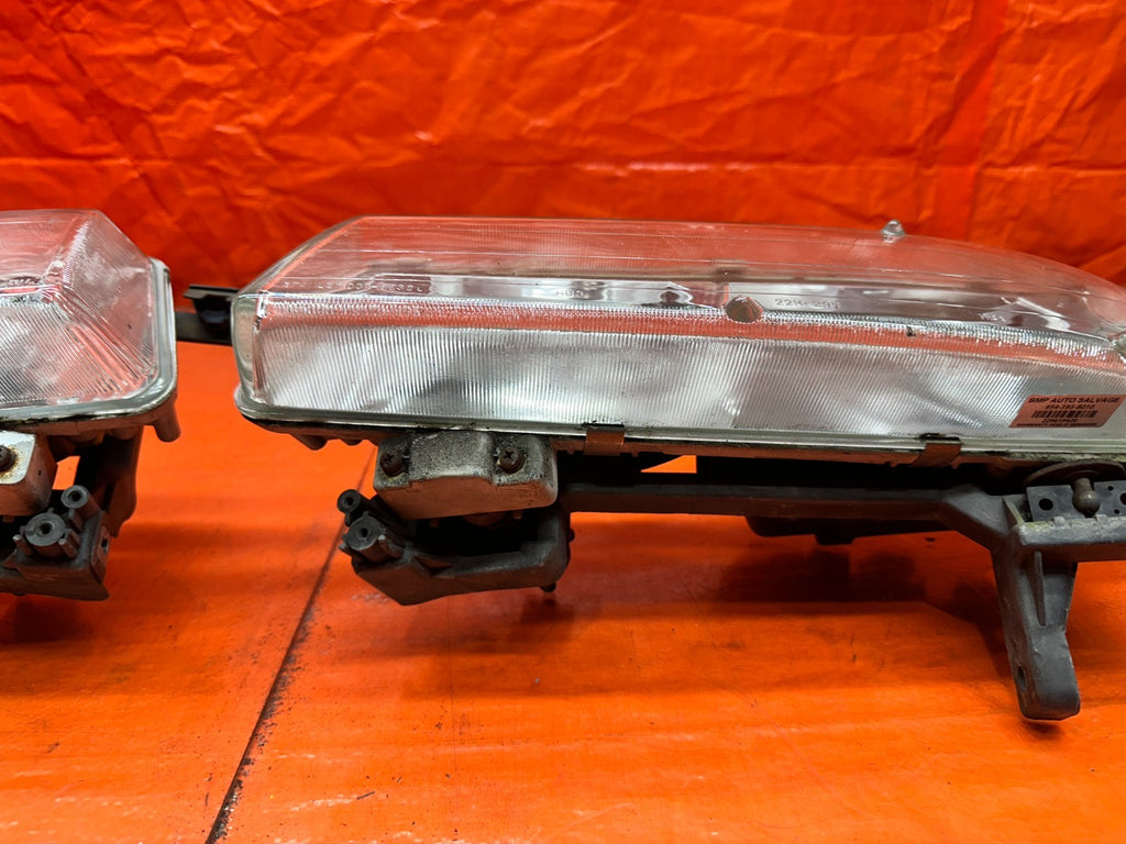 92 96 HONDA PRELUDE STANLEY HEADLIGHTS PAIR LEFT RIGHT FACTORY OEM #3327