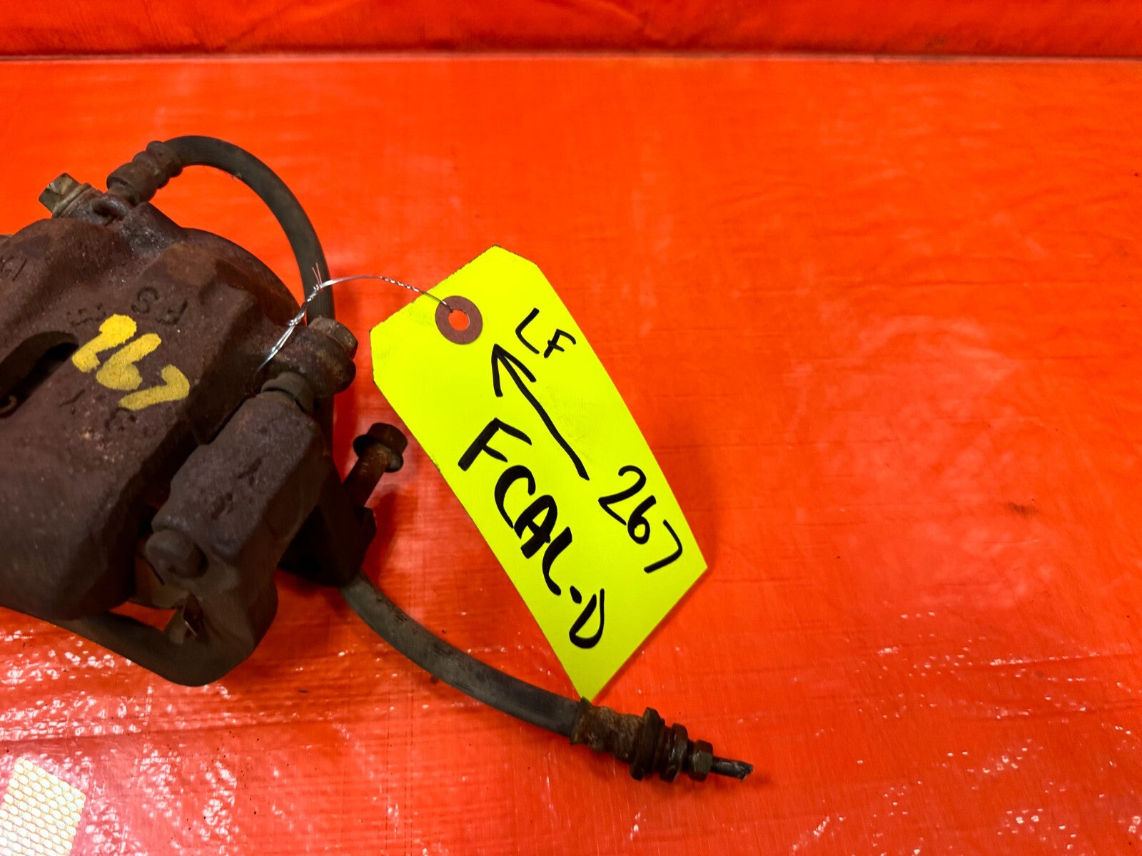 90 93 MAZDA MX 5 MIATA   DRIVER LEFT FRONT BRAKE CALIPER   OEM #2675