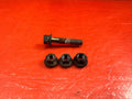 06 11 HONDA CIVIC SI UPPER TRANSMISSION MOUNTING BRACKET BOLTS HARDWARE OEM #1940