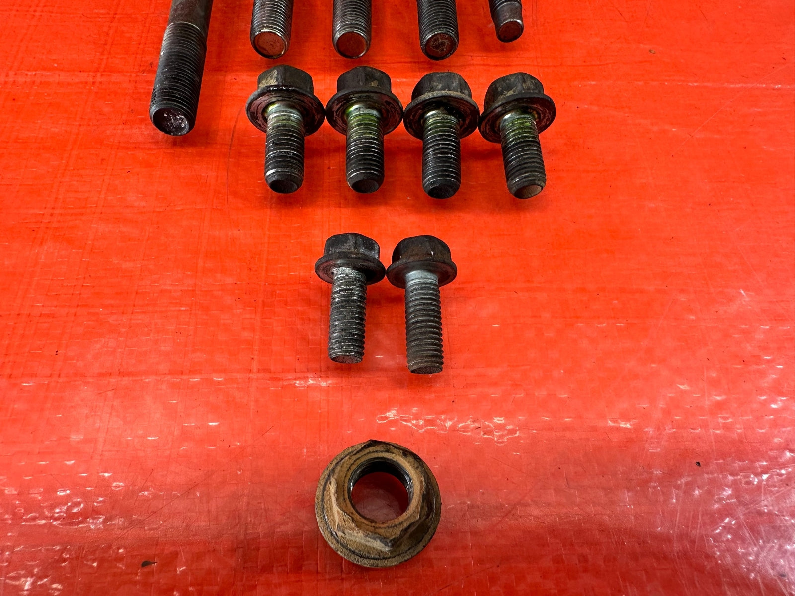 04 08 ACURA TSX   K24A2   FRONT ENGINE MOTOR MOUNT BOLTS HARDWARE   OEM #1965