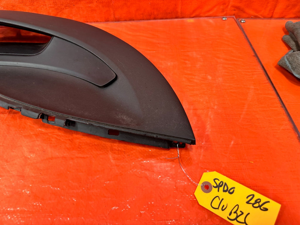 06 11 HONDA CIVIC SI UPPER DASH DASHBOARD SPEEDOMETER BEZEL TRIM PLASTIC OEM 2861