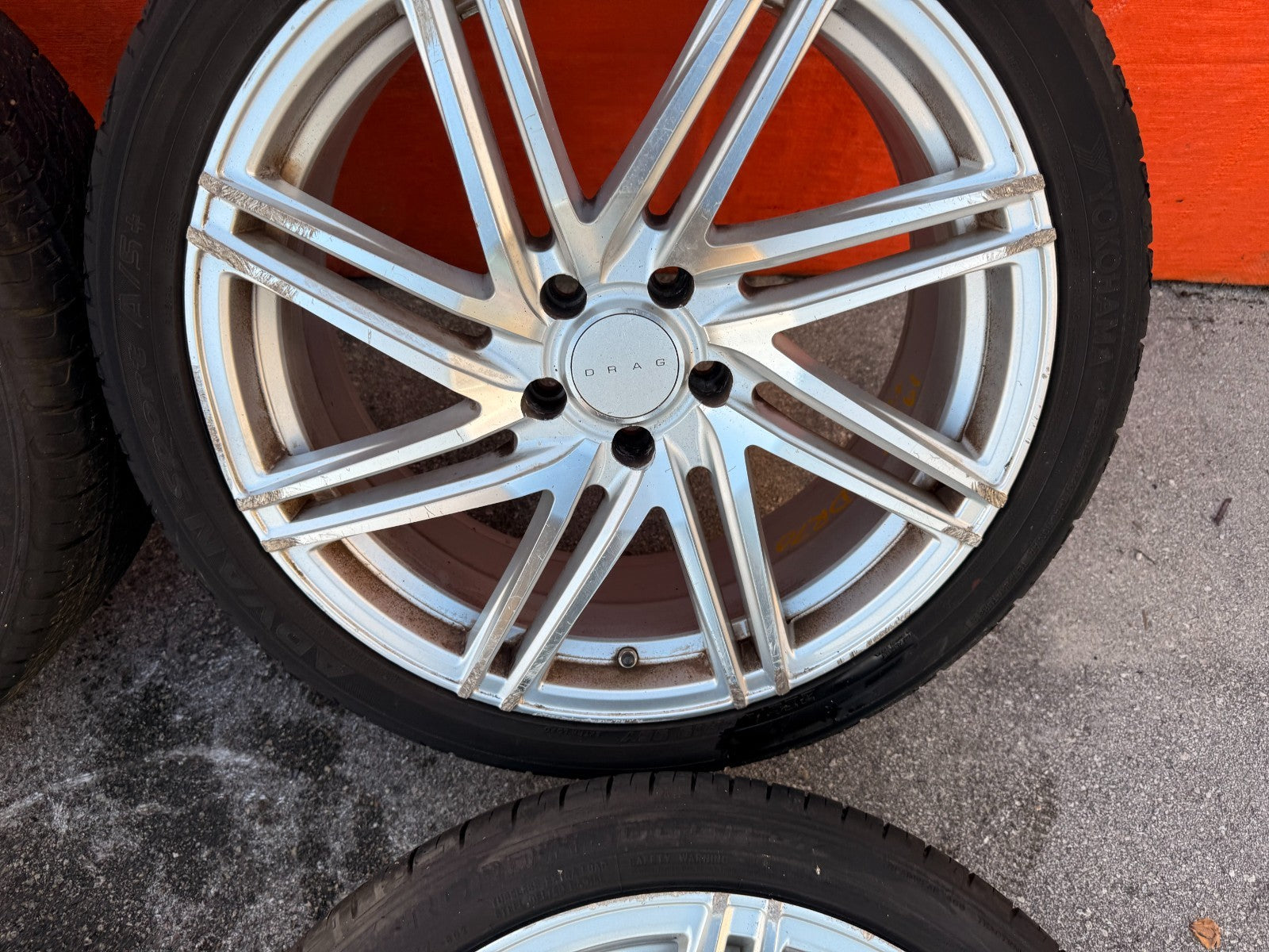 DRAG DR70 19 INCH WHEEL AND TIRE PACKAGE WHEELS   19x8 +32   19x9.5 +40  9