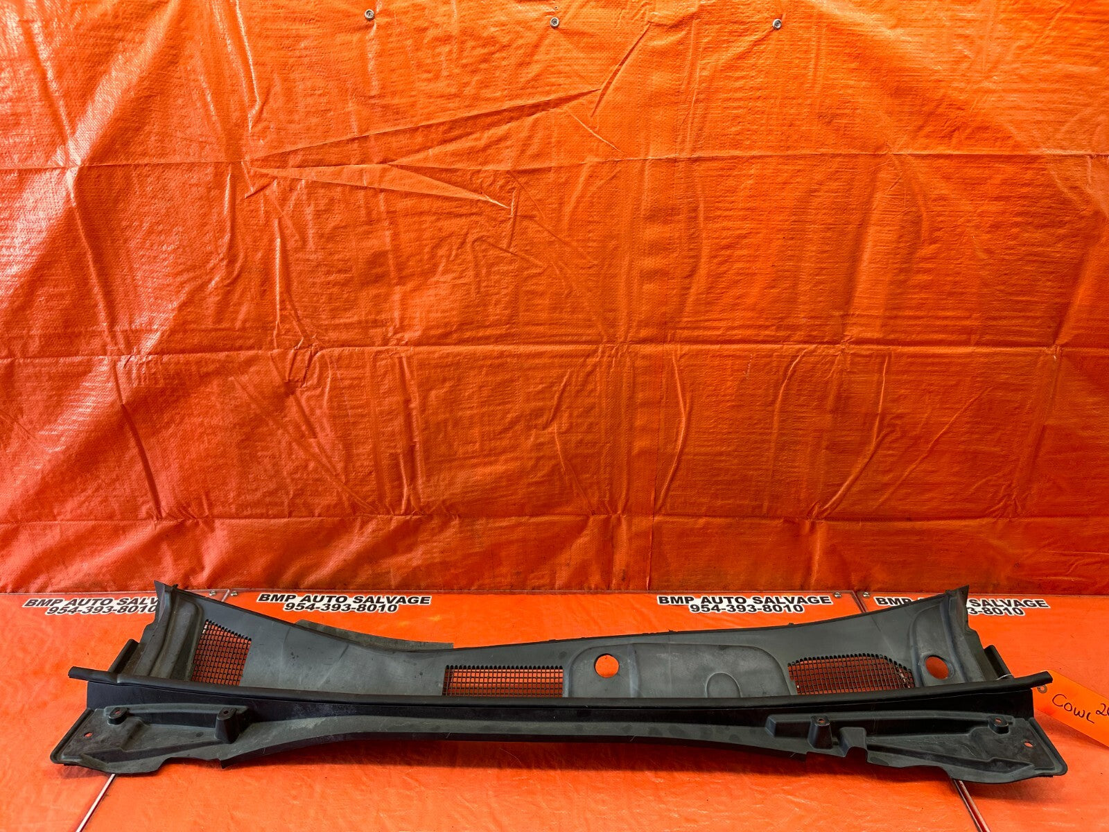 2009 09 LEXUS ES350   WINDSHIELD WIPER COWL TRIM PLASTIC   OEM FACTORY #2440