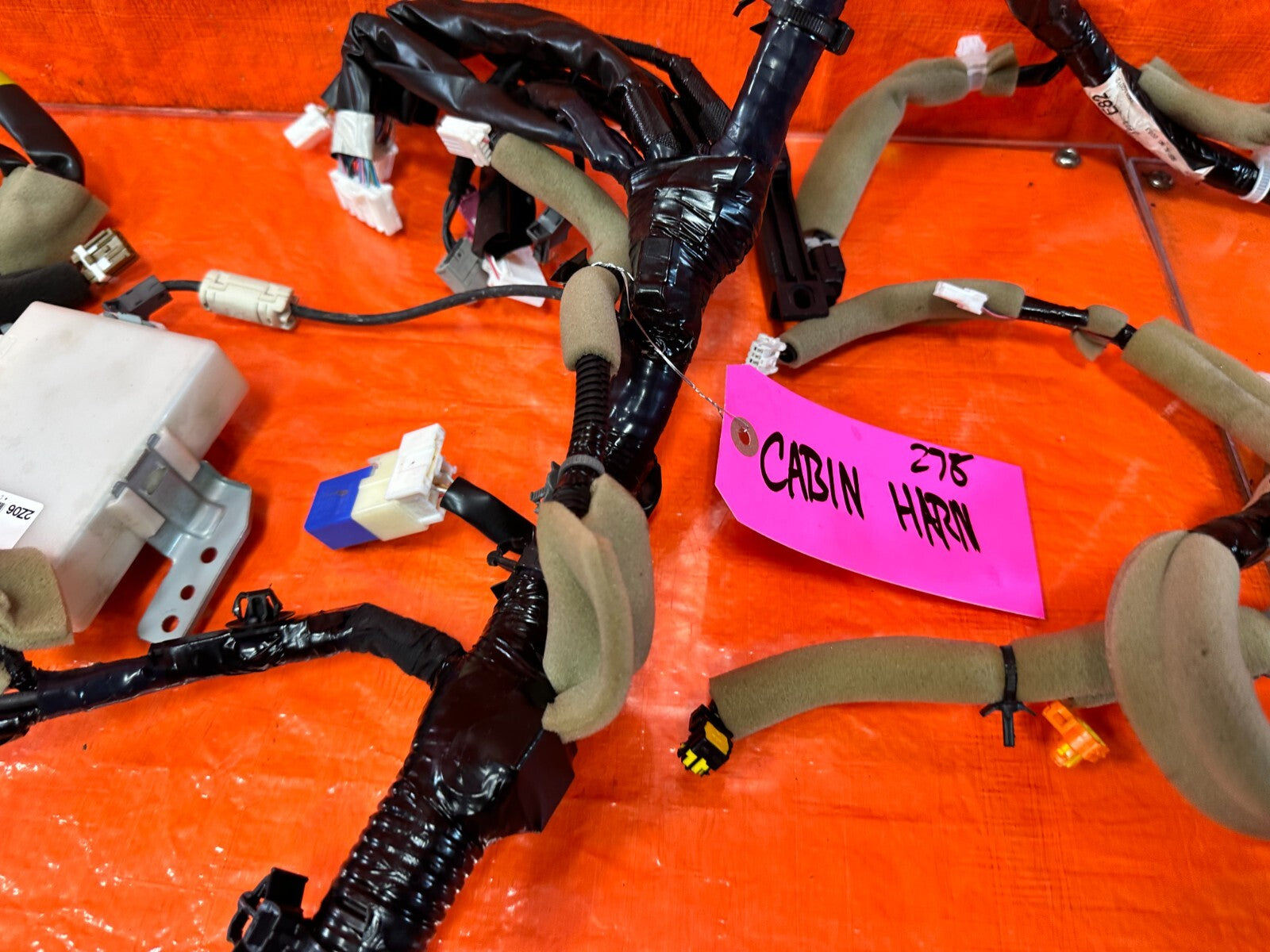 2013 13 INFINITI G37 S CONVERTIBLE   INTERIOR FIREWALL CABIN WIRING WIRE HARNESS10