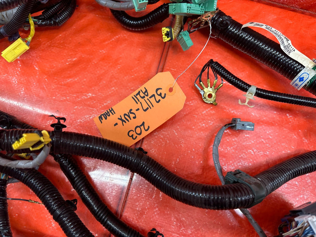 2008 08 HONDA CIVIC SI SEDAN DASHBOARD DASH INSTRUMENT CLUSTER WIRE HARNESS #2035