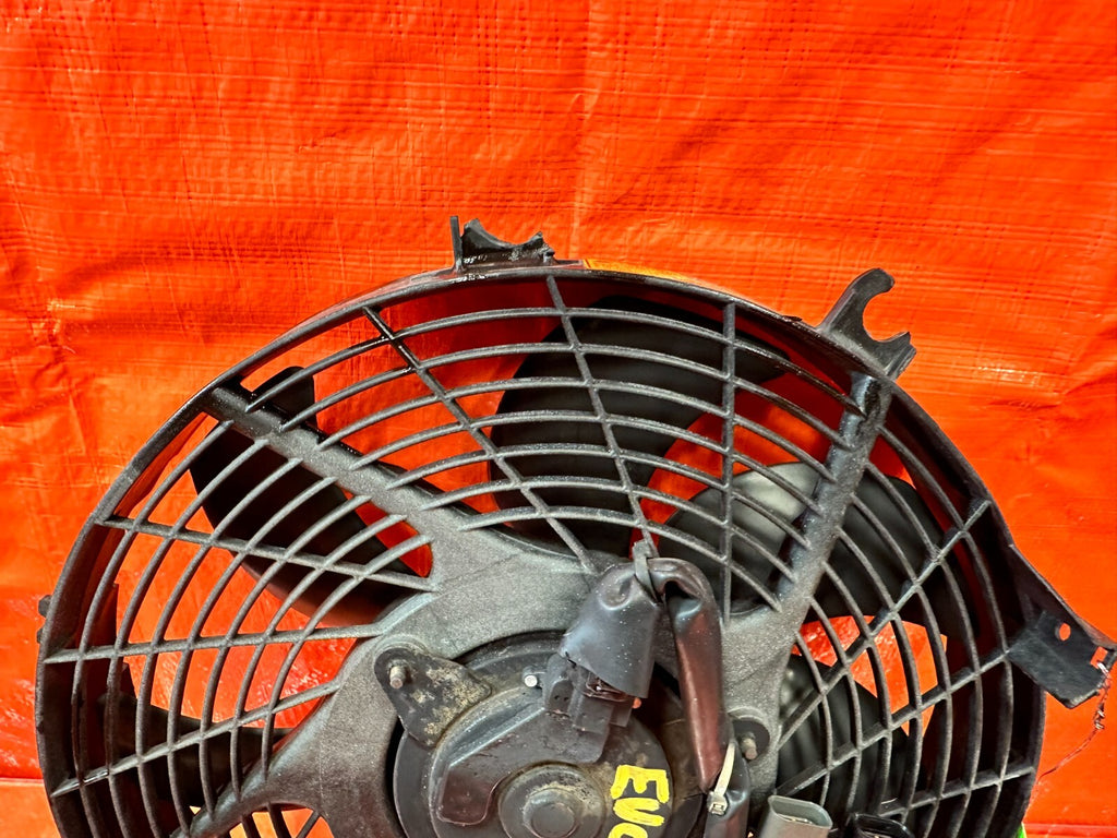 03 06 LANCER EVOLUTION VIII 8 EVO IX 9   7 BLADE RADIATOR COOLING FAN  OEM #EVO911