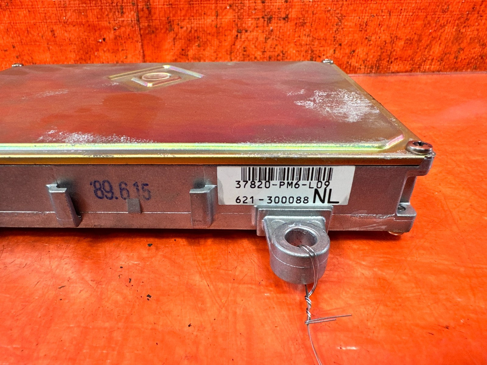 90 91 HONDA CIVIC HATCHBACK SI 5 SPEED MANUAL ENGINE COMPUTE ECU 37820 PM6 L094