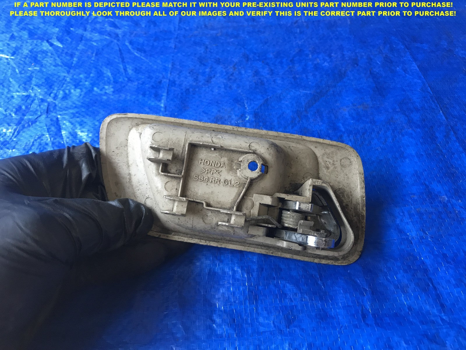 OEM 1998 1999 2000 HONDA ACCORD SEDAN DRIVER LEFT REAR INTERIOR DOOR HANDLE 1