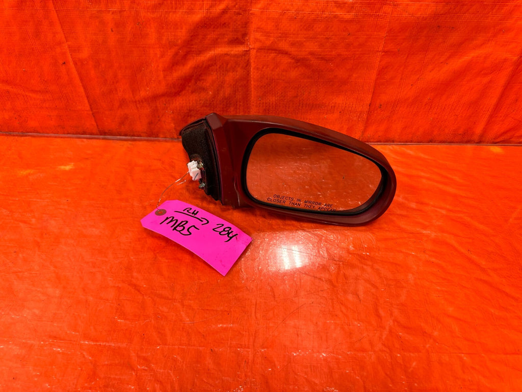 96 00 HONDA CIVIC COUPE PASSENGER RIGHT EXTERIOR SIDE VIEW MIRROR RED POWEROEM1