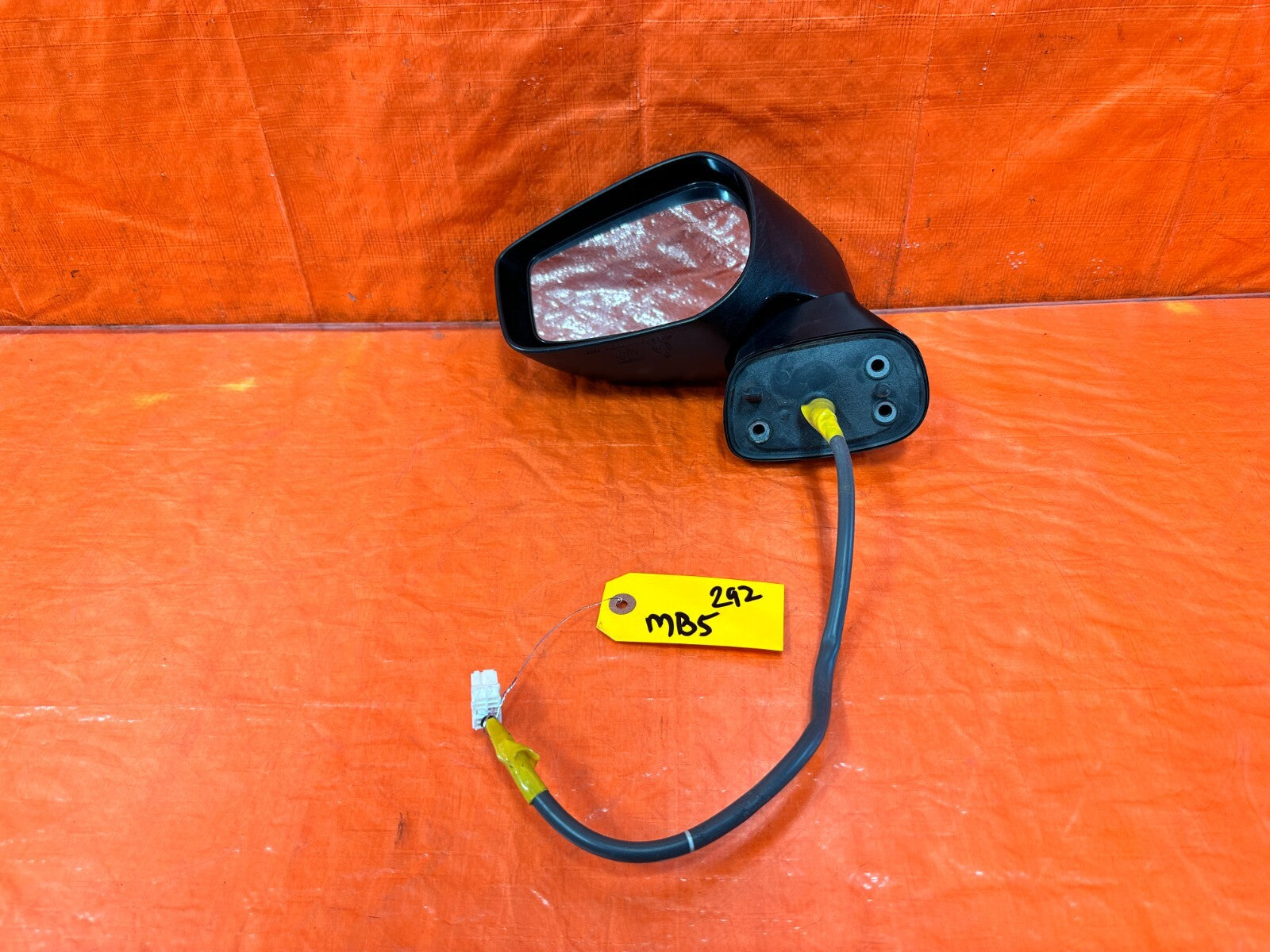 13 20 SUBARU BRZ   DRIVER LEFT EXTERIOR SIDE VIEW MIRROR BLACK COLOR  OEM #2922