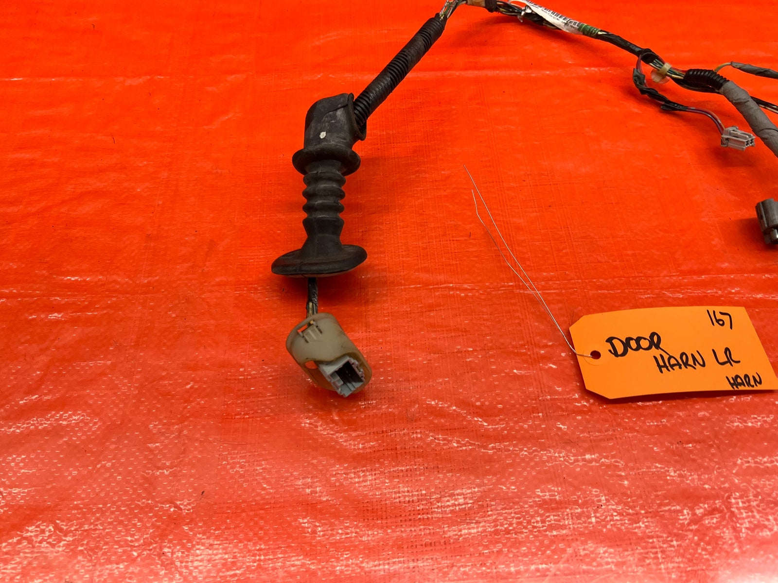 01 02 HONDA ACCORD SEDAN EX   DOOR WIRING HARNESS WIRE LOOM   DRIVER LEFT REAR  8