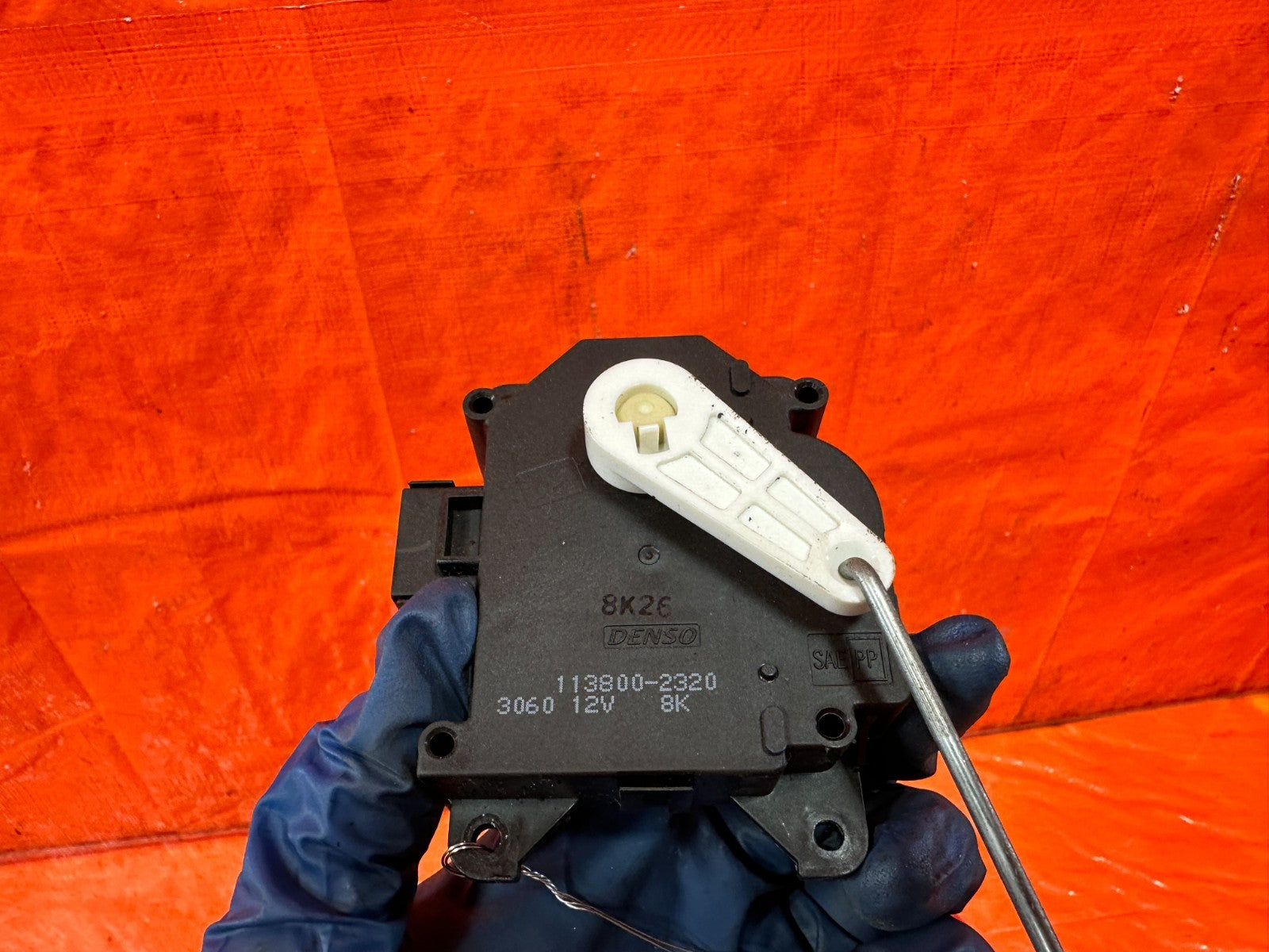 09 11 MAZDA RX8 RX 8   113800 2320   AC HEATER BLEND DOOR ACTUATOR FLAP OEM 3031