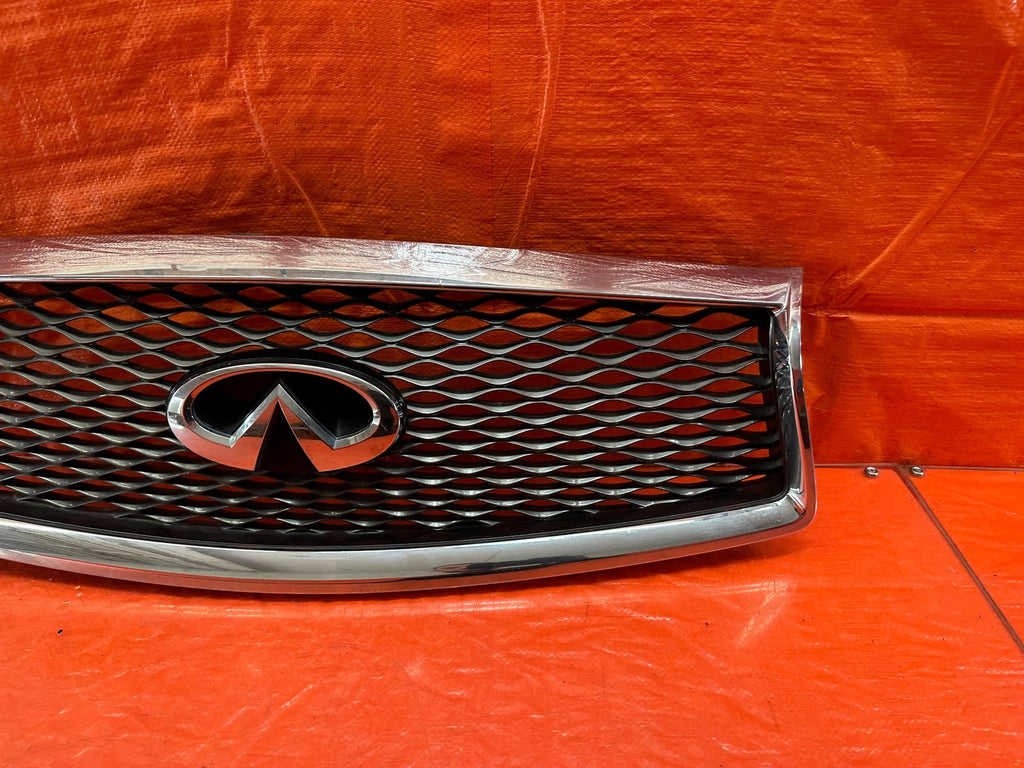 14 17 INFINITI Q50 FRONT GRILLE 100% COMPLETE W/ FRONT CAMERA   OEM FACTORY #2156
