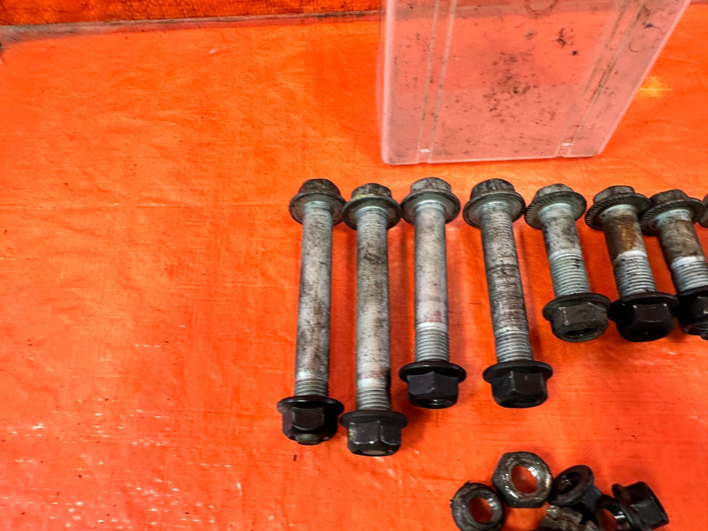 13 16 HYUNDAI GENESIS COUPE FRONT CONTROL ARM BOLTS HARDWARE UPPER LOWER OEM 3264