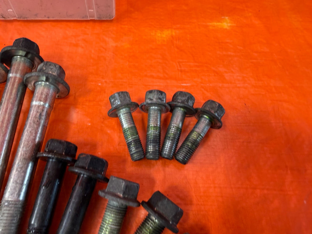 09 14 ACURA TSX   FRONT SUBFRAME CROSSMEMBER BOLTS HARDWARE OEM FACTORY #3212