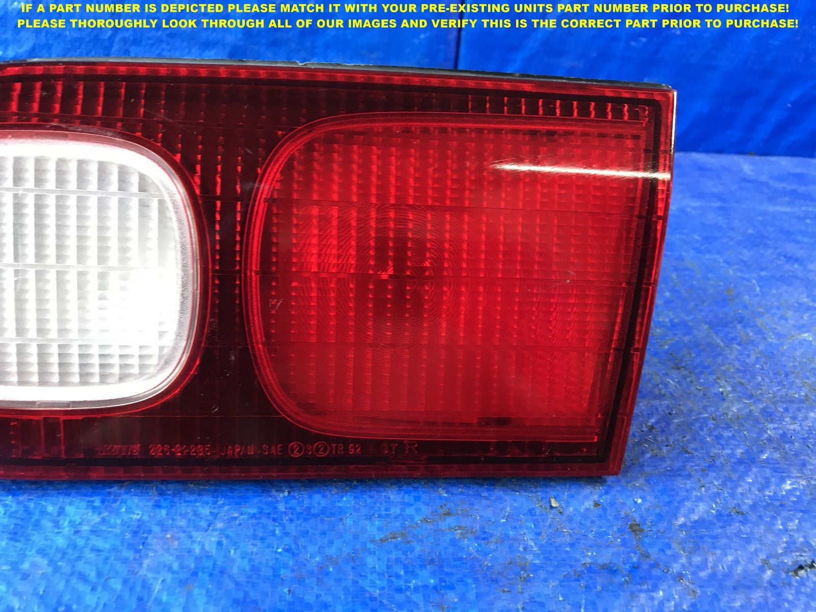 OEM 1998 1999 2000 2001 ACURA INTEGRA SEDAN PASSENGER RIGHT TAIL LIGHT R RH    1