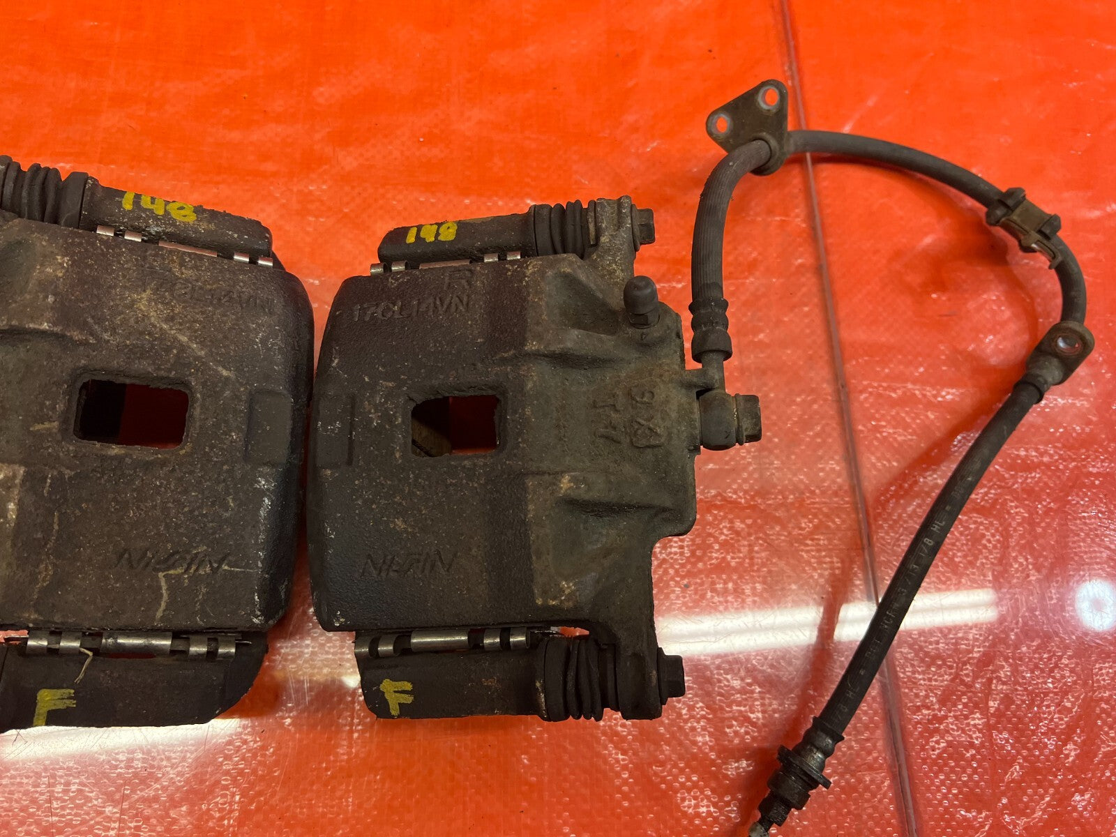 94 01 ACURA INTEGRA GSR   BRAKE CALIPER SET FRONT LEFT & RIGHT CALIPERS OEM #1494