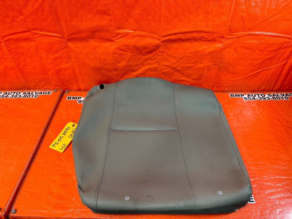 02 04 ACURA RSX GRAY PASSENGER RIGHT REAR UPPER SEAT SKIN LEATHER COVER OEM 2540