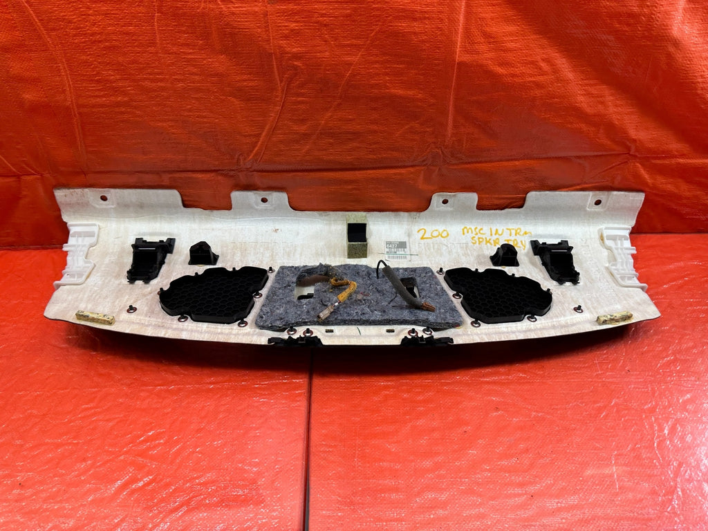 17 20 INFINITI Q60   REAR UPPER TRUNK TRIM / SPEAKER COVER   OEM FACTORY #20012