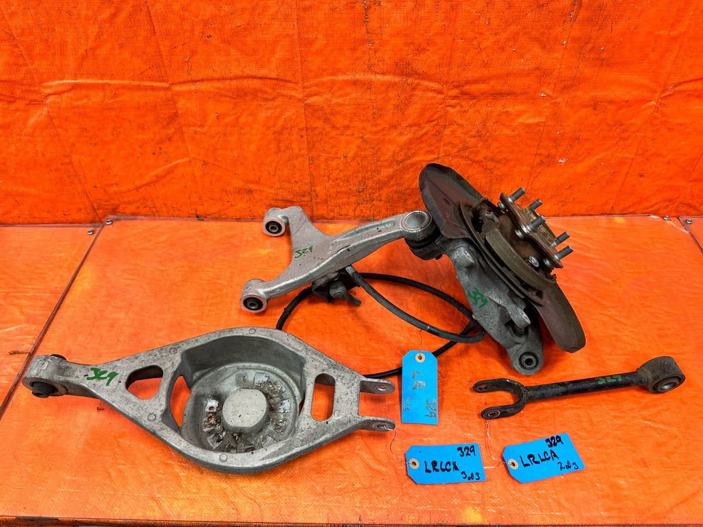 08 15 INFINITI G37 & Q60   DRIVER LEFT REAR SPINDLE KNUCKLE W/ CONTROL ARMS #3290