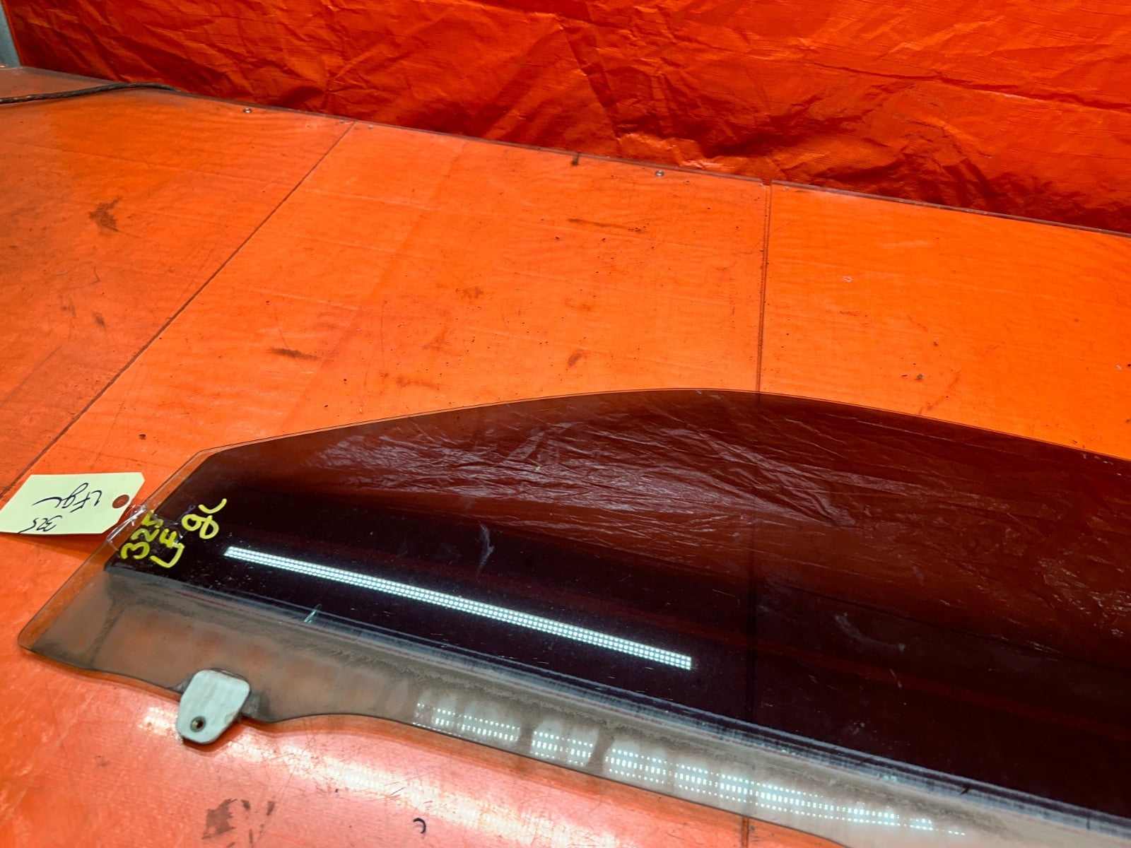 97 01 HONDA PRELUDE 2.2L DRIVER LEFT DOOR DOORGLASS WINDOW GLASS OEM #33510