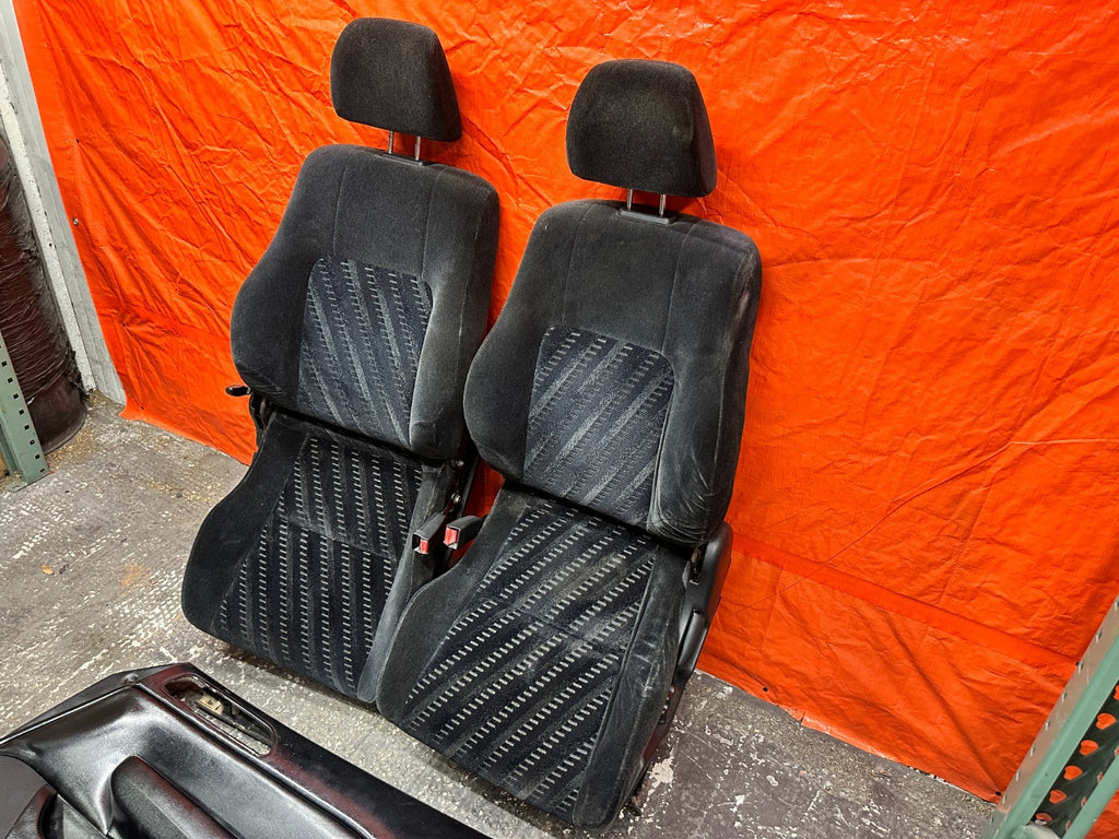 97 01 HONDA PRELUDE 2.2L HEATED FRONT SEATS DOOR PANELS WITH SWITCHES OEM #3357